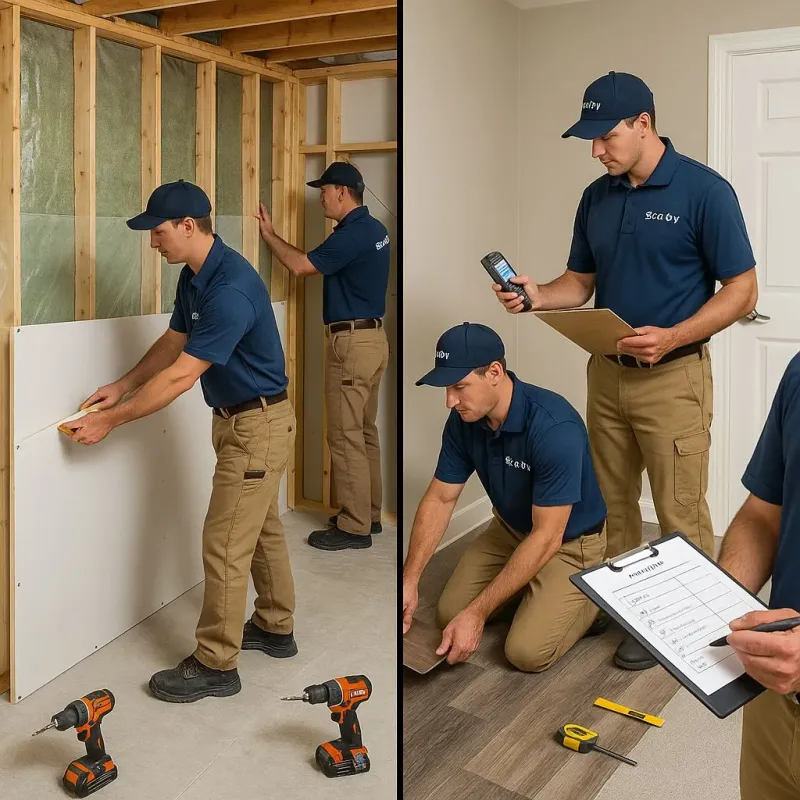 Repairs and Reconstruction process in Utica, OH